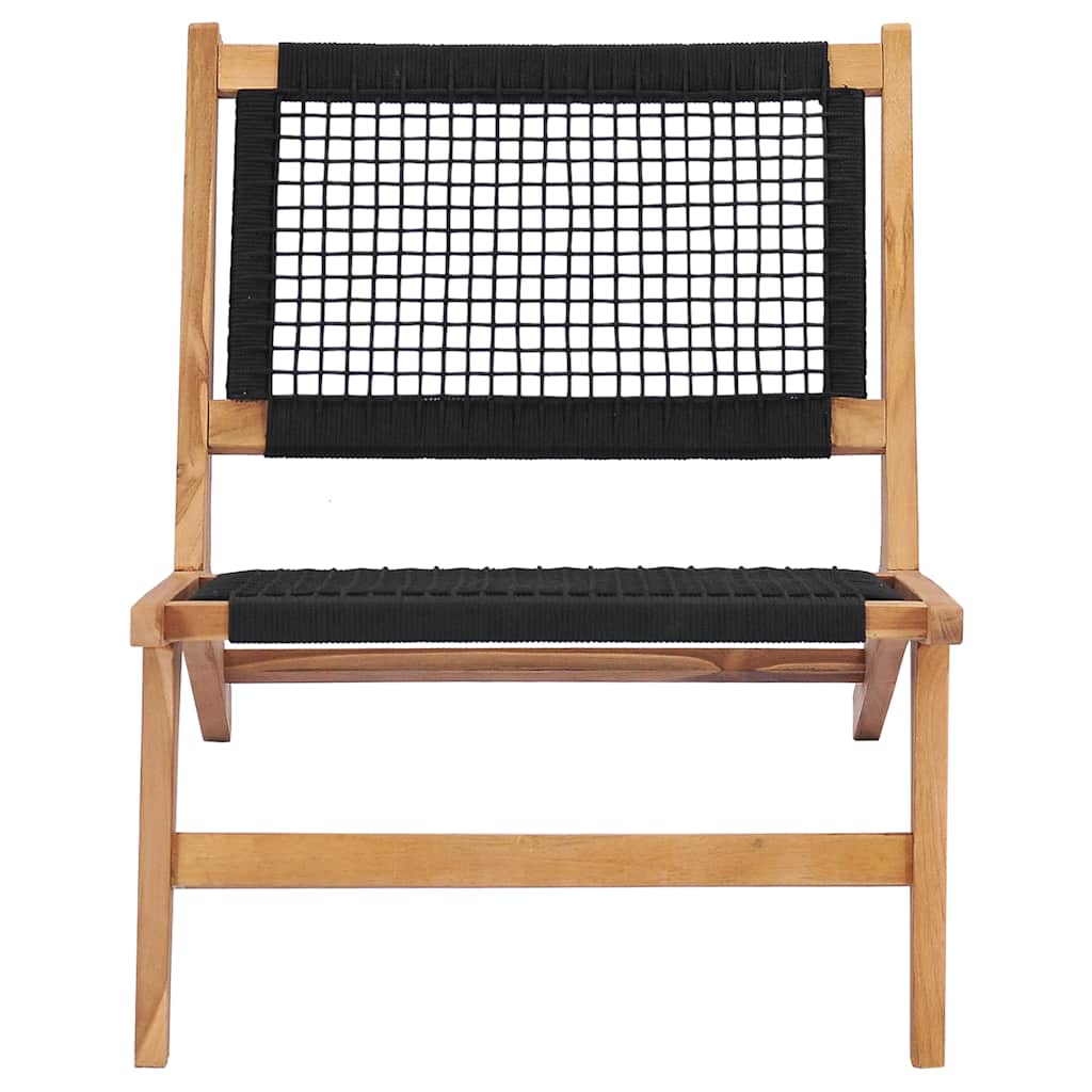 Chaise longue avec repose pieds teck massif
