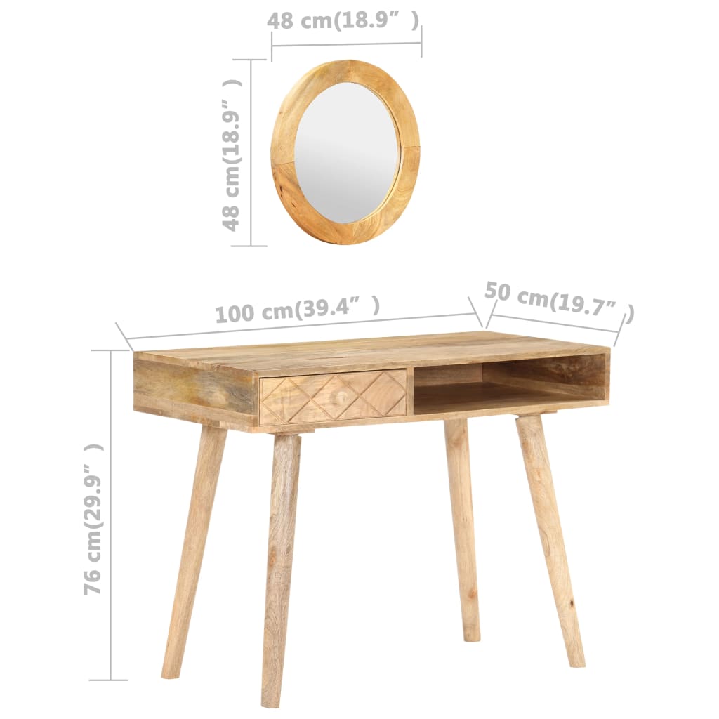 Coiffeuse en Bois de manguier solide