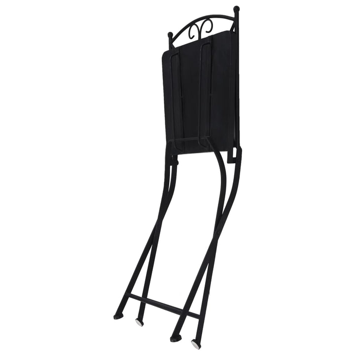 Chaises de bistrot mosaïque 2 pcs