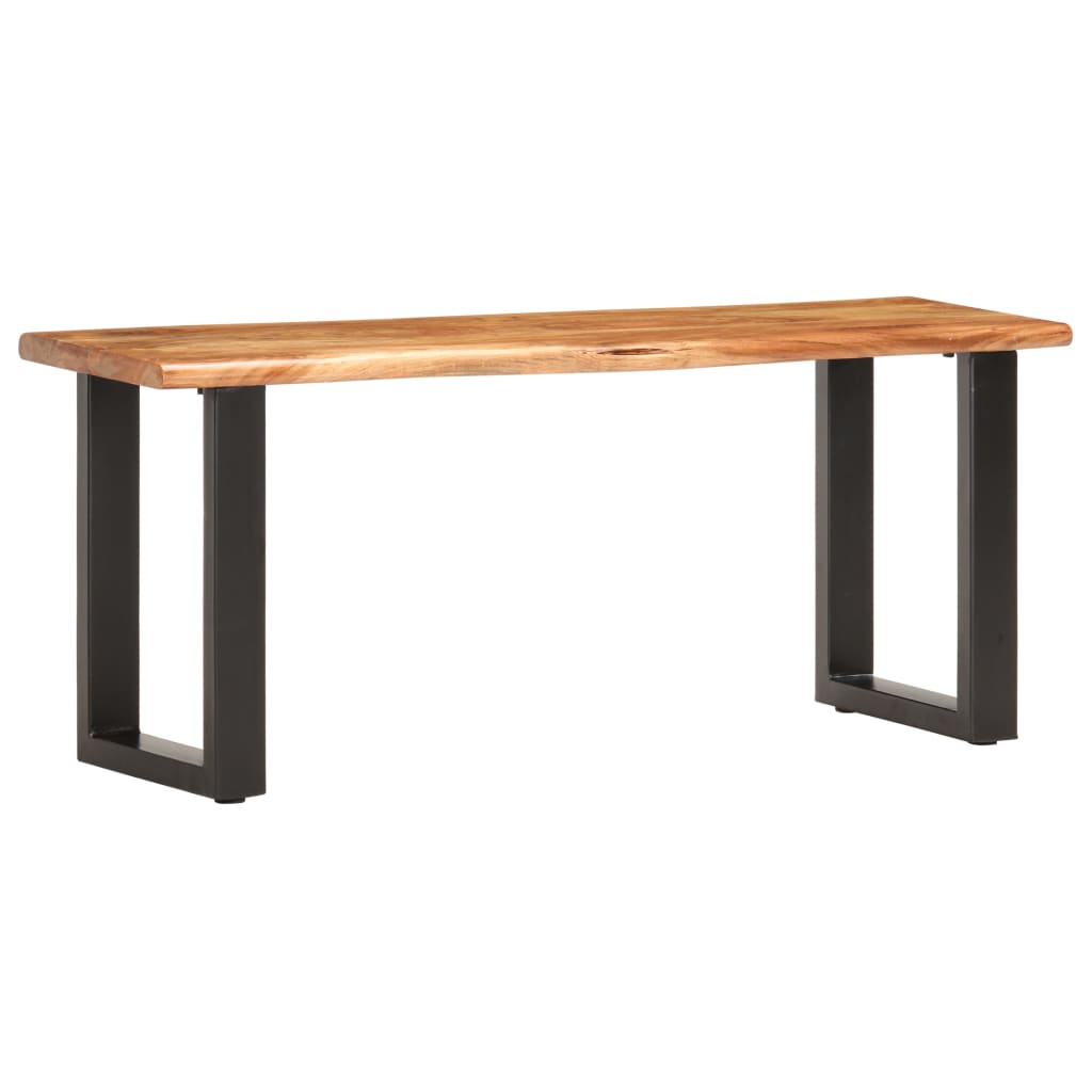 Banc en bois d&