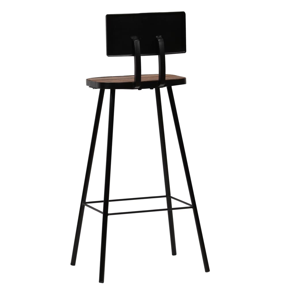 Mobilier de bar 7pcs en bois de récupération