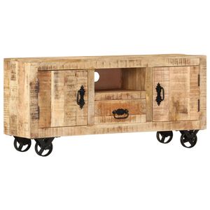 Meuble TV en bois de manguier brut