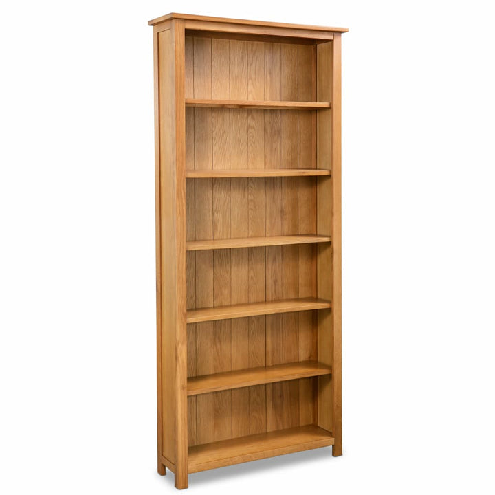 Bibliothèque en bois de chêne massif