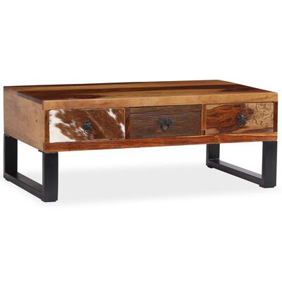 Table basse en bois de manguier/ Sesham