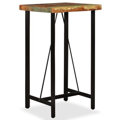 Table de bar en bois de récupération