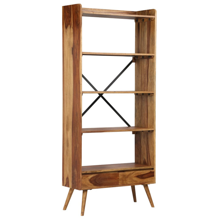 Bibliothèque en bois massif de sesham