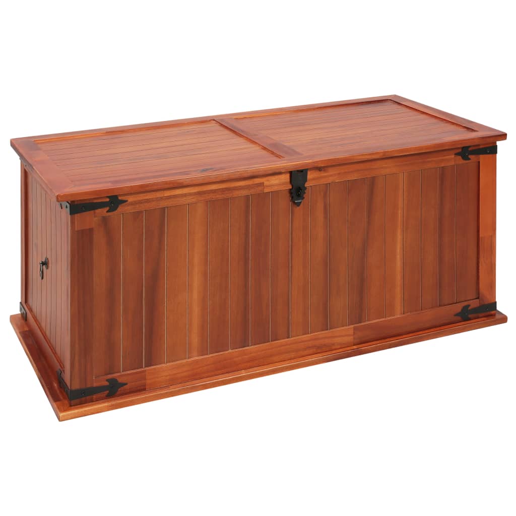 Coffre de rangement en bois d&