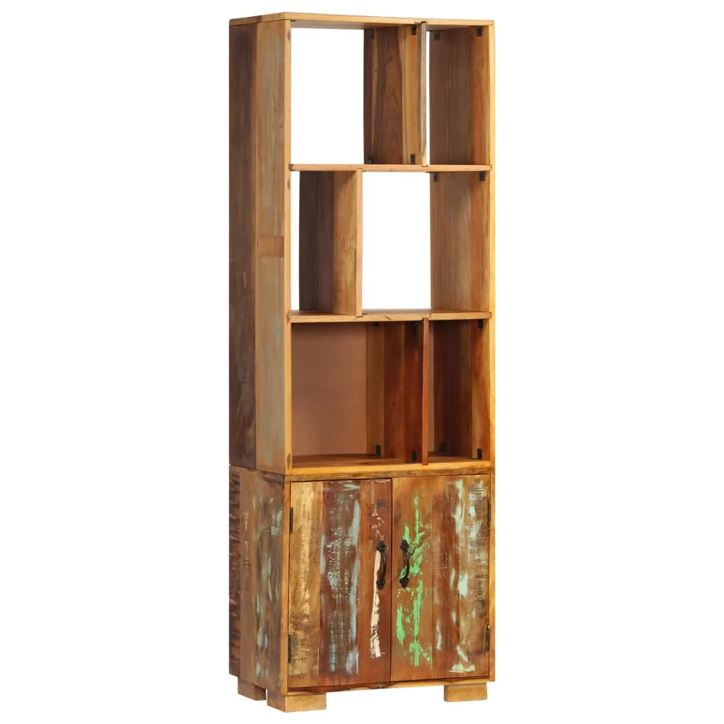 Bibliothèque en bois de récupération
