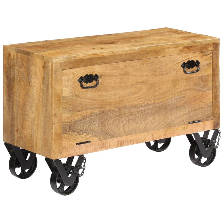 Meuble à chaussures en bois de manguier
