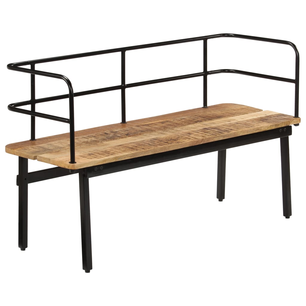 Banc en bois de manguier massif