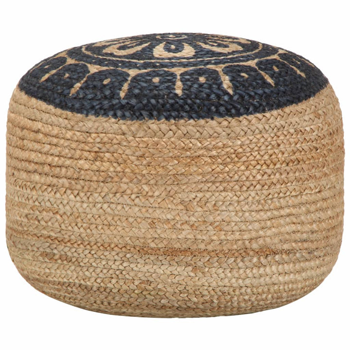 Pouf fait main en jute