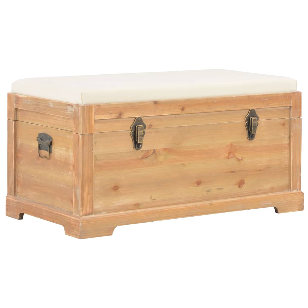 Banc/Coffre de rangement avec coussin
