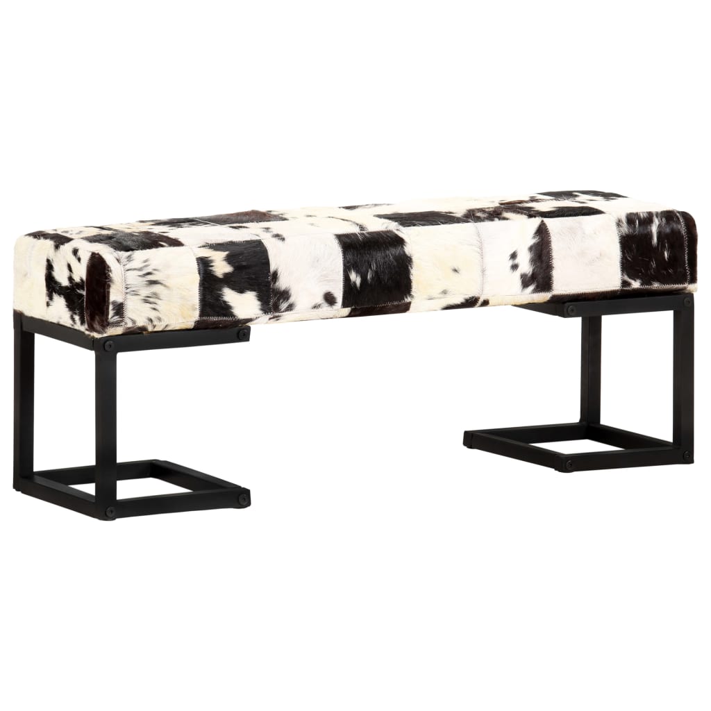 Banc en cuir de chèvre