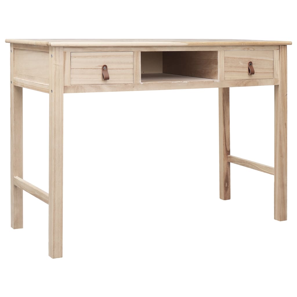 Bureau en bois de paulownia