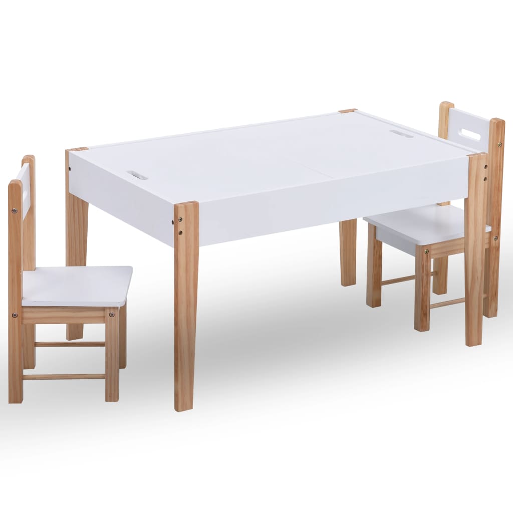 Table (craie) + 2 chaises