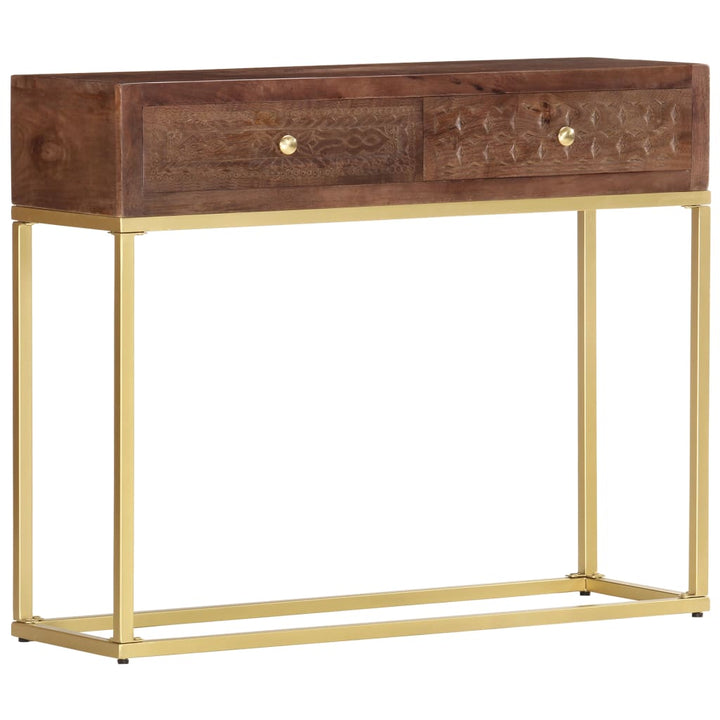 Console en bois de manguier massif