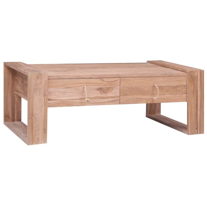 Table basse bois de teck massif