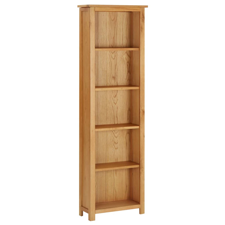 Bibliothèque en bois de chêne massif