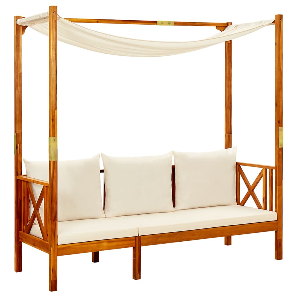Banc avec avent en bois d&