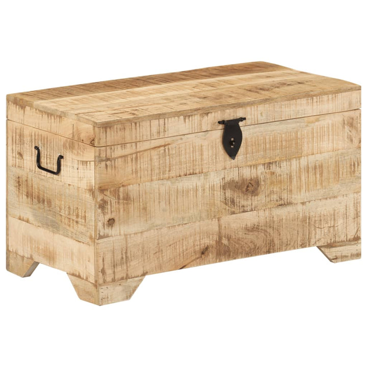 Coffre en bois de manguier massif