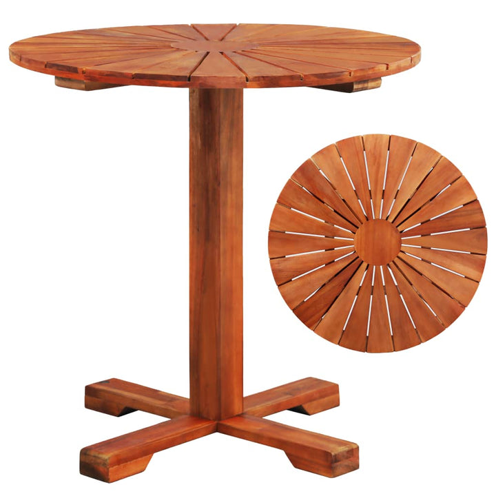 Table de bistro en bois d&