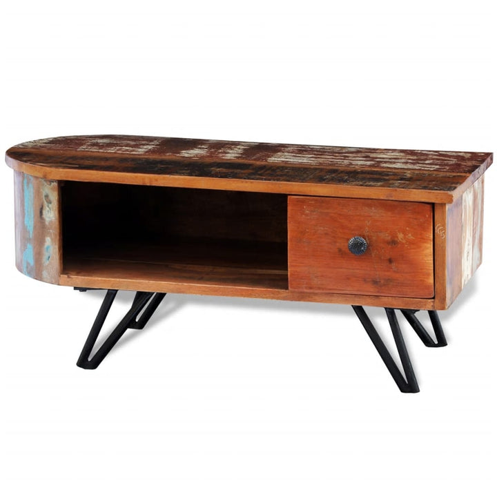 Table basse en bois de récupération