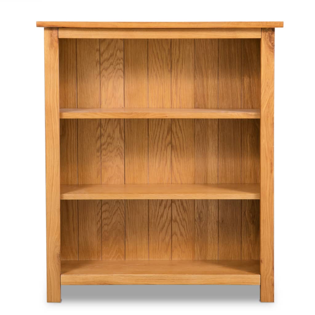 Bibliothèque en bois de chêne massif