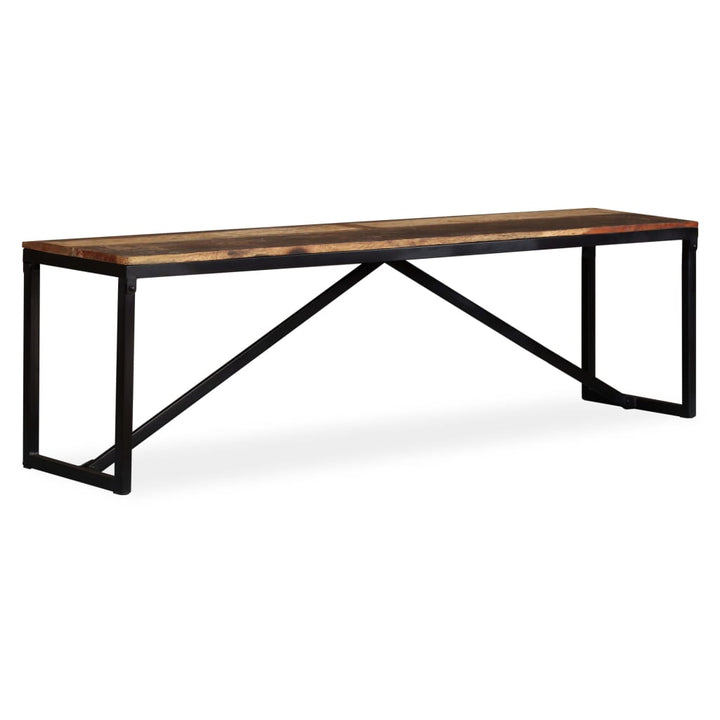 Banc en bois de récupération