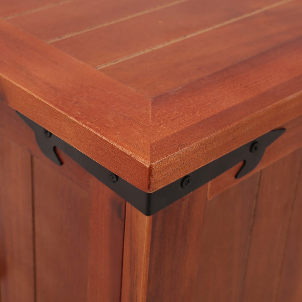 Coffre de rangement en bois d&