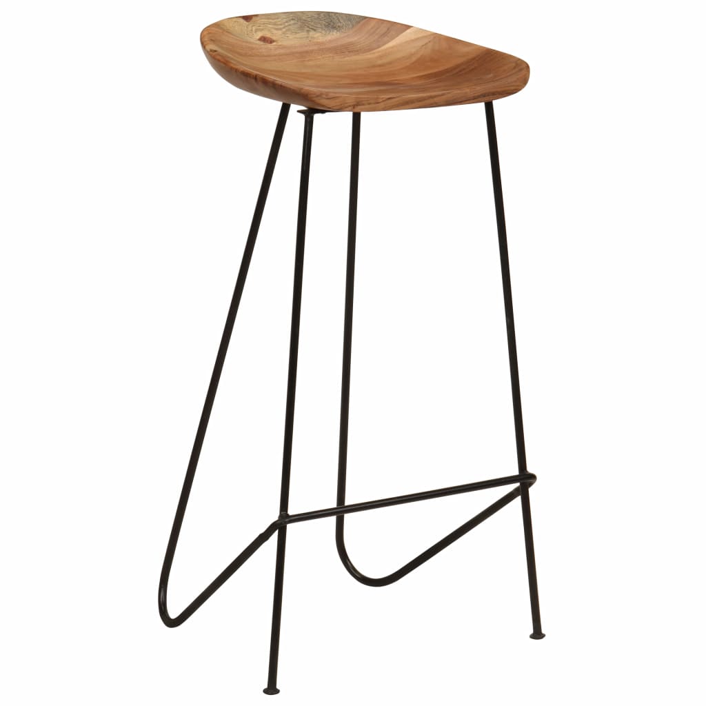 Tabouret en bois d&