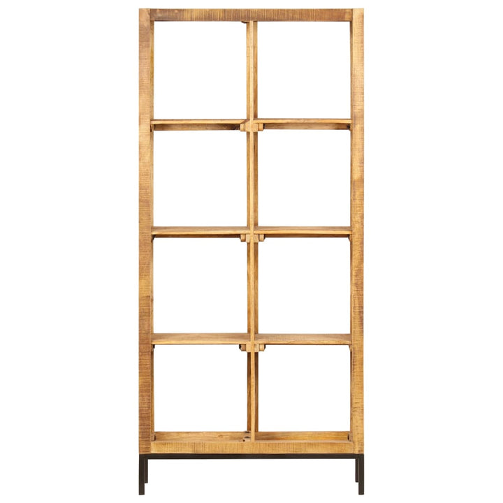 Bibliothèque en bois de manguier brut