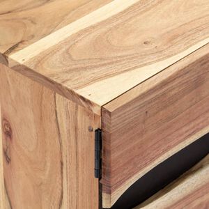 Meuble TV 140 x 30 x 45 cm Bois d&