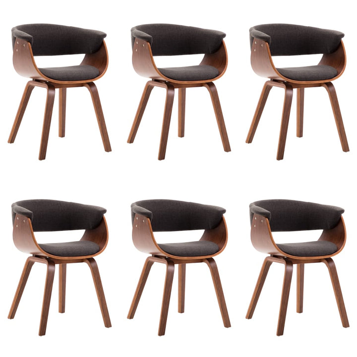 Chaises bois courbé et tissu