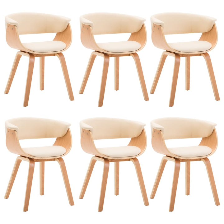 Chaises bois courbé et simili cuir