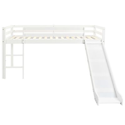 Lit mezzanine toboggan