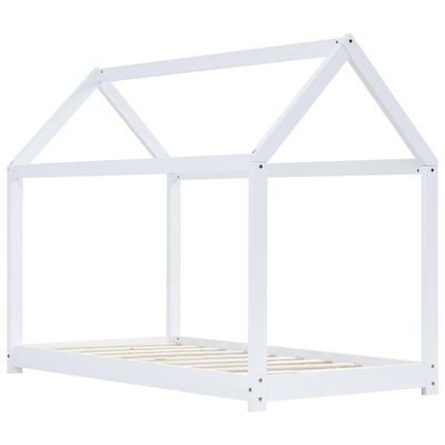 Lit cabane pin massif