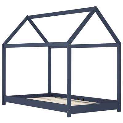 Lit cabane pin massif