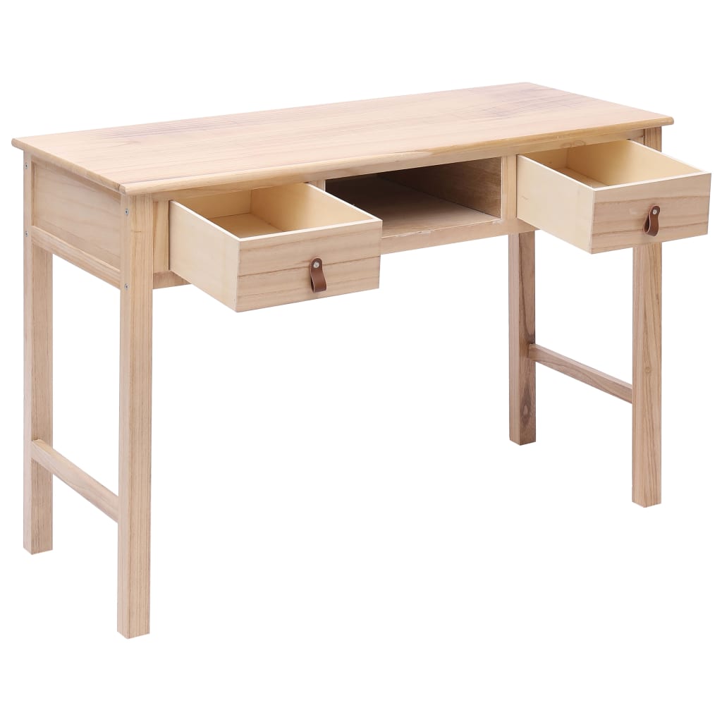 Bureau en bois de paulownia