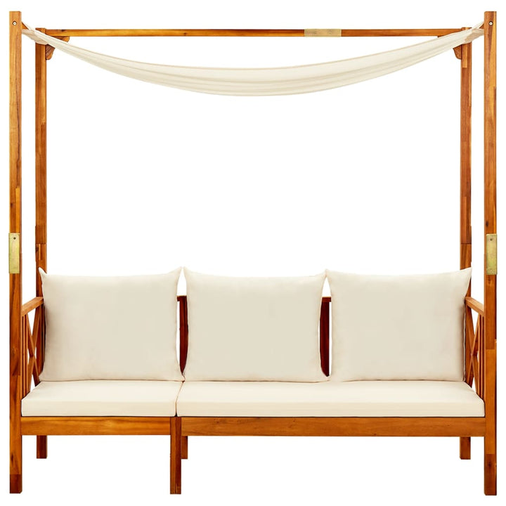 Banc avec avent en bois d&