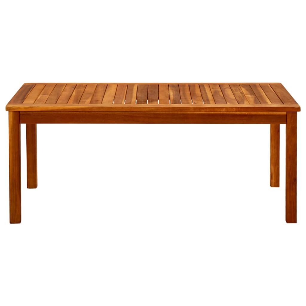 Table basse de jardin en bois d&