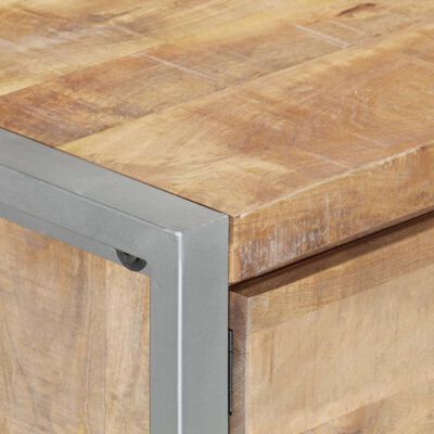 Table basse en bois de manguier brut