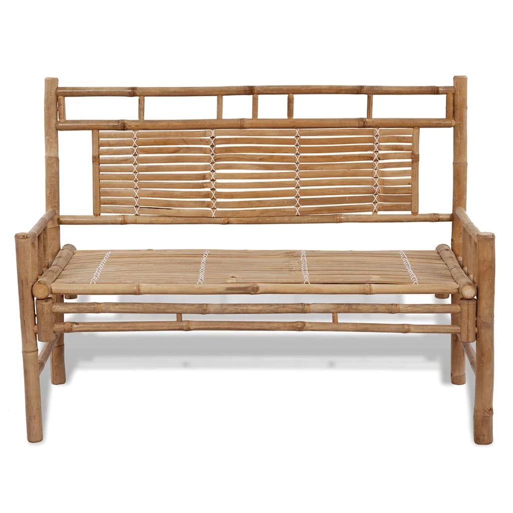 Banc de jardin en bambou