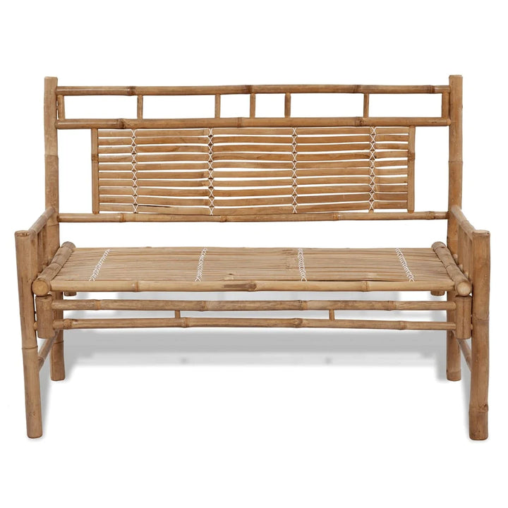 Banc de jardin en bambou