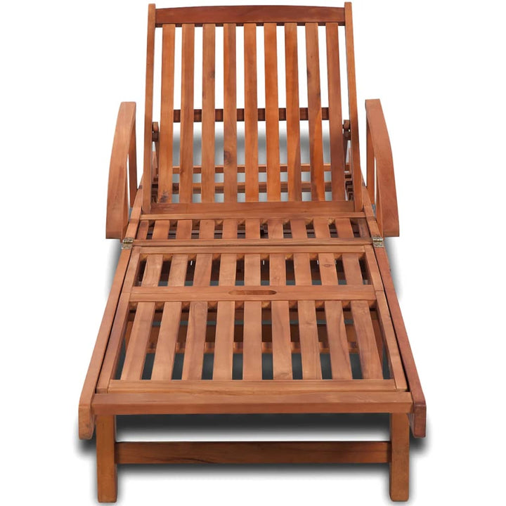 Chaise longue + table