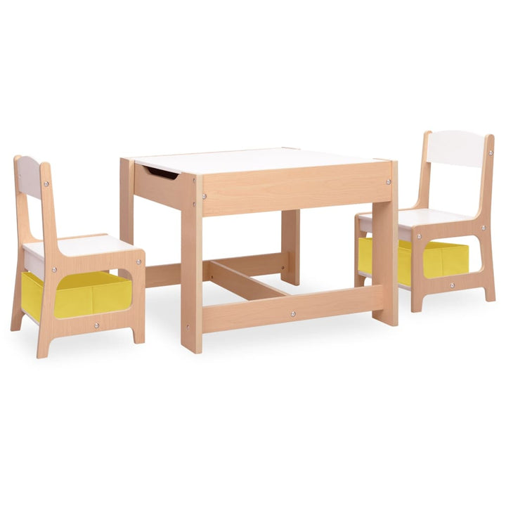 Table (craie) + 2 chaises