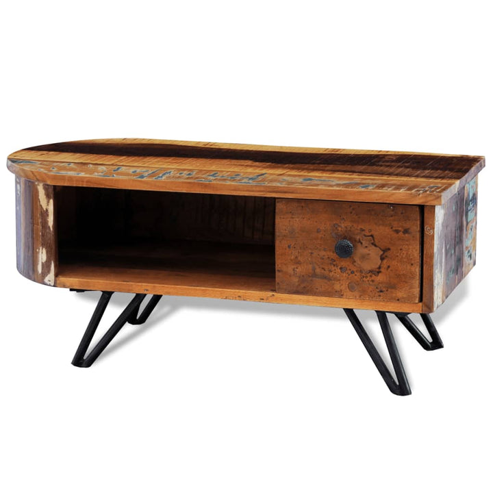 Table basse en bois de récupération