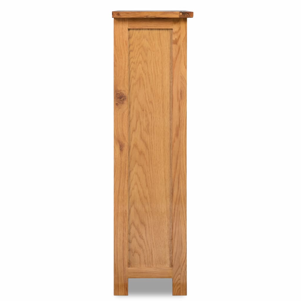 Bibliothèque en bois de chêne massif