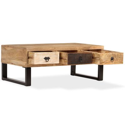 Table basse en bois de manguier/ Sesham