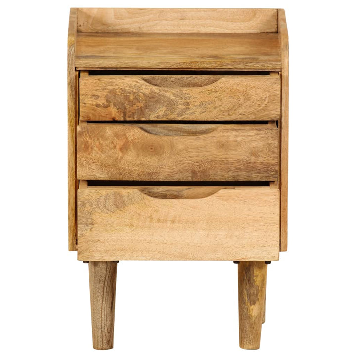 Table de chevet en bois de manguier massif