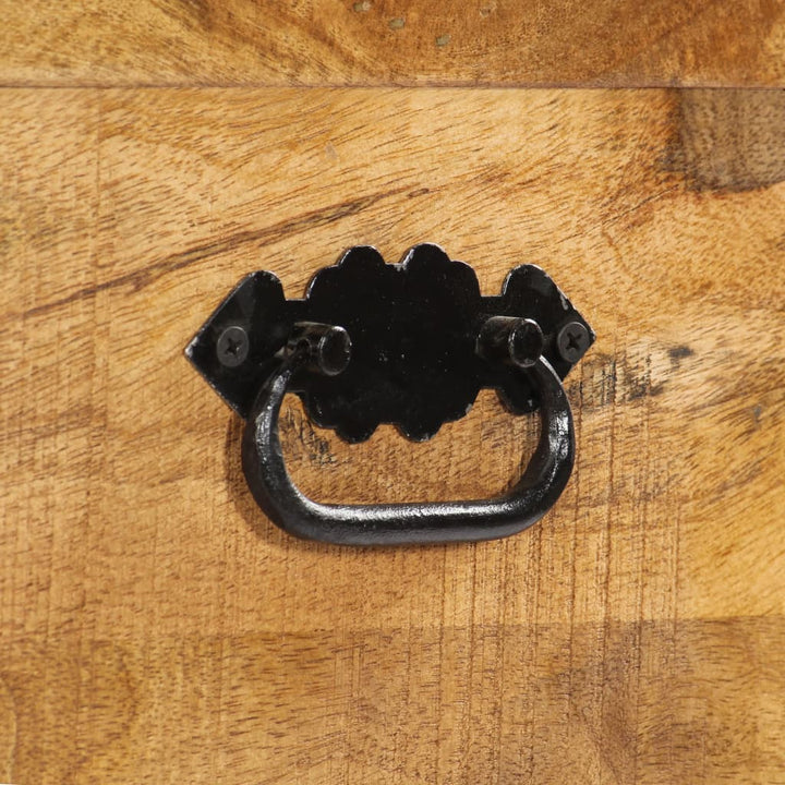 Meuble à chaussures en bois de manguier